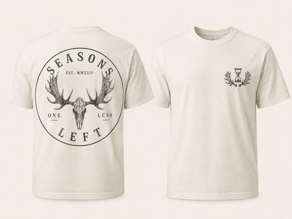 Moose Skull Logo Tee Off White/Cream